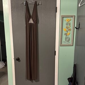 Tommy Bahama Dark Brown Crossback Dress